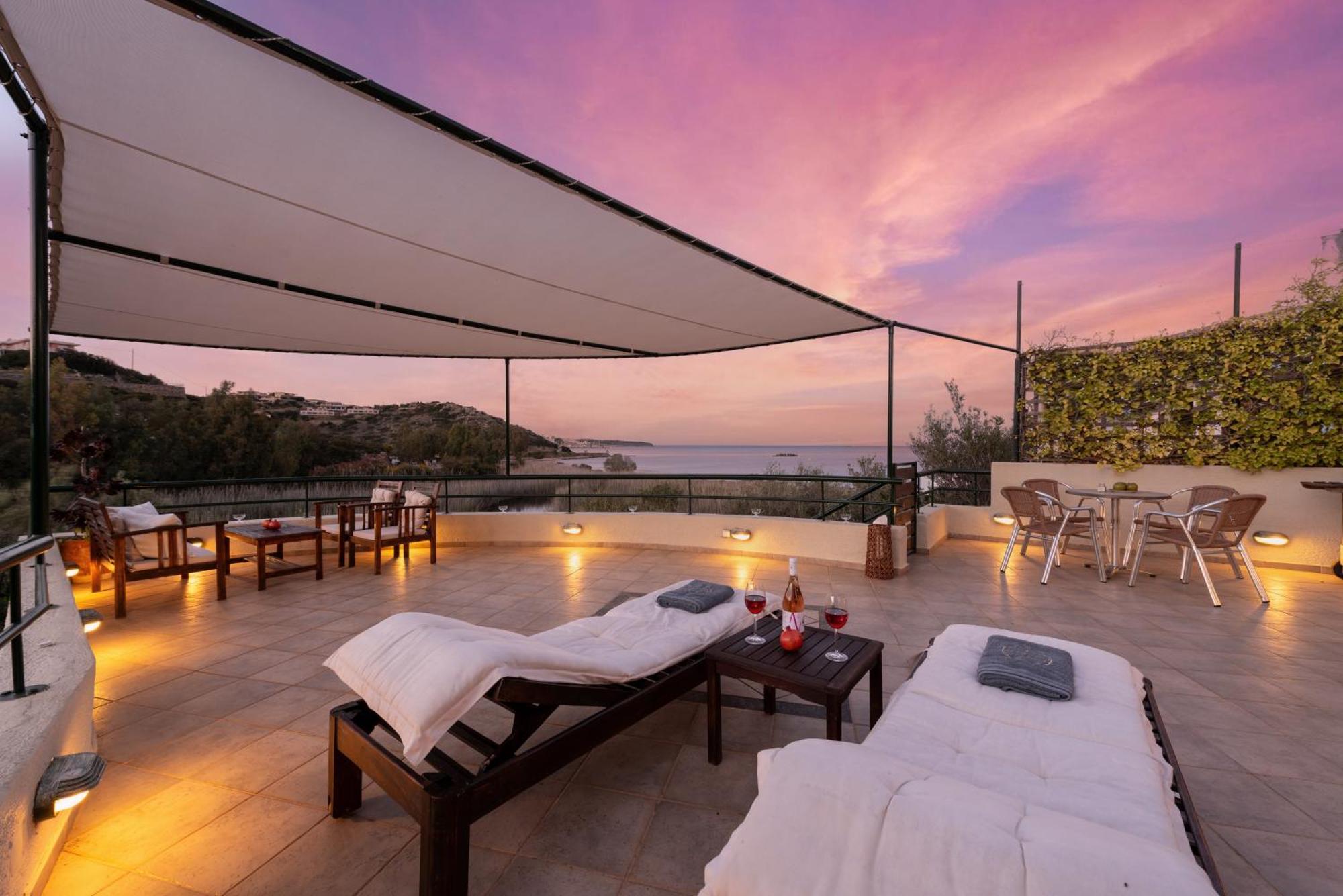 Coastal Dream Beachview Jacuzzi& Sauna Amoudara  Exterior photo